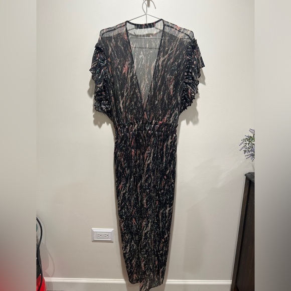 IRO Gargas Printed Metallic Dress - Picture 4 of 6